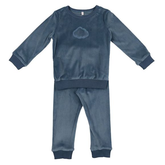 Pouf Baby Matching Sets Pouf Babys Velour Set In Blue Poshmark